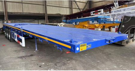 40 Foot Container Flatbed Trailer will be Sent to Maurutania