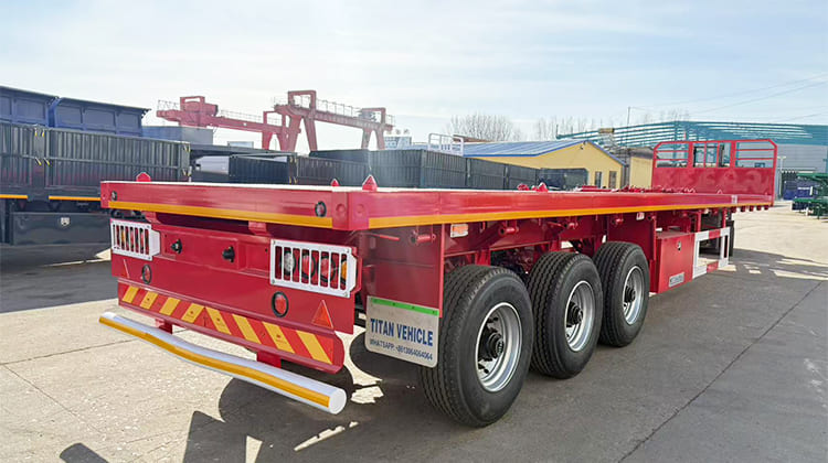 40 Ft Flat Bed Semi Trailer for Sale in Mauritania