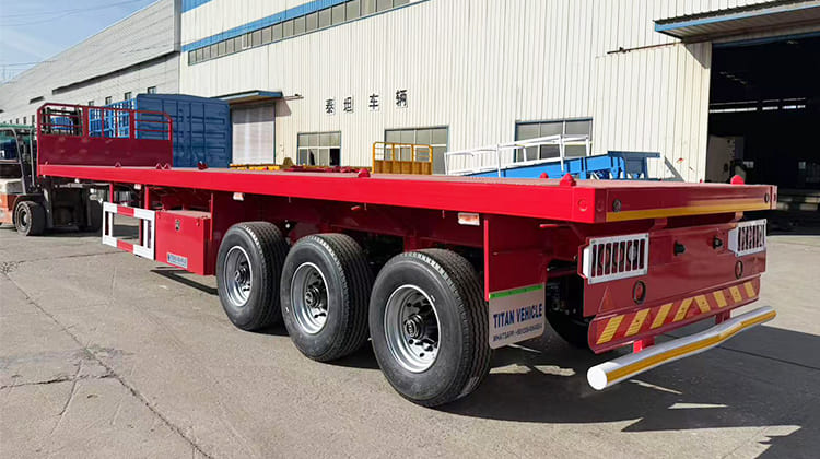 40 Ft Flat Bed Semi Trailer for Sale in Mauritania