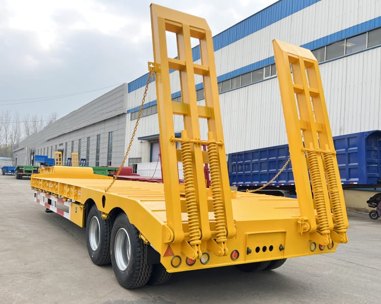 2 Axle 40Ft Semi Low Bed Trailer Types for Sale in Mauritania