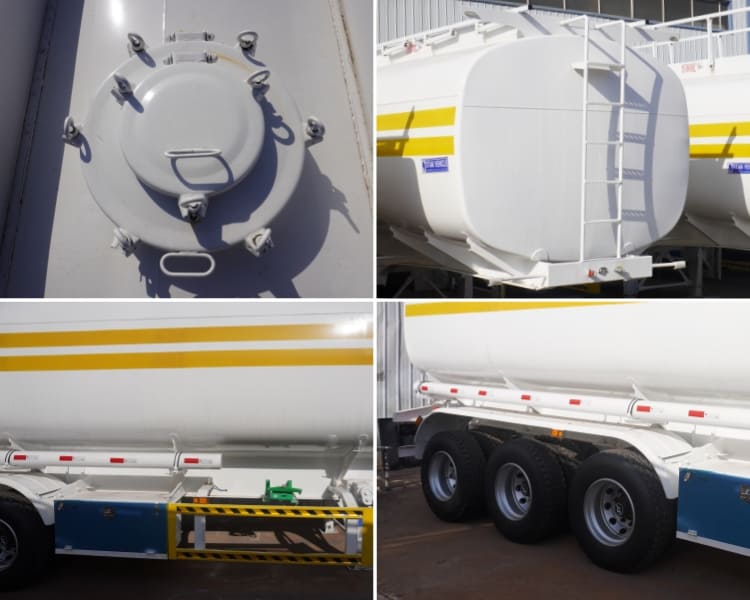 3 Axle 45000 Liter Diesel Tanker Trailer Price for Sale in Mauritania